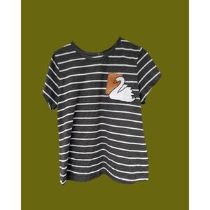 Upcycled Swan T-Shirt
